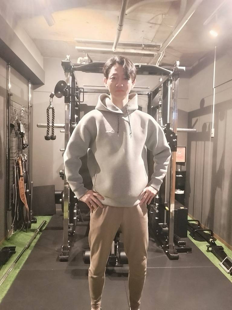 岡安 佑 ジムにて